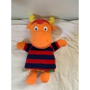 NICK JR The Backyardigans MEET TYRONE Plush Toy Moose HAND PUPPET CLOTH BOOK